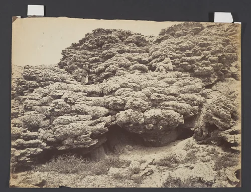 Tufa Rocks, Pyramid Lake, Nevada by Timothy O'Sullivan, photograph, 1867