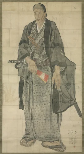 Portrait of Ōzora Buzaemon by Watanabe Kazan, painting, 1827