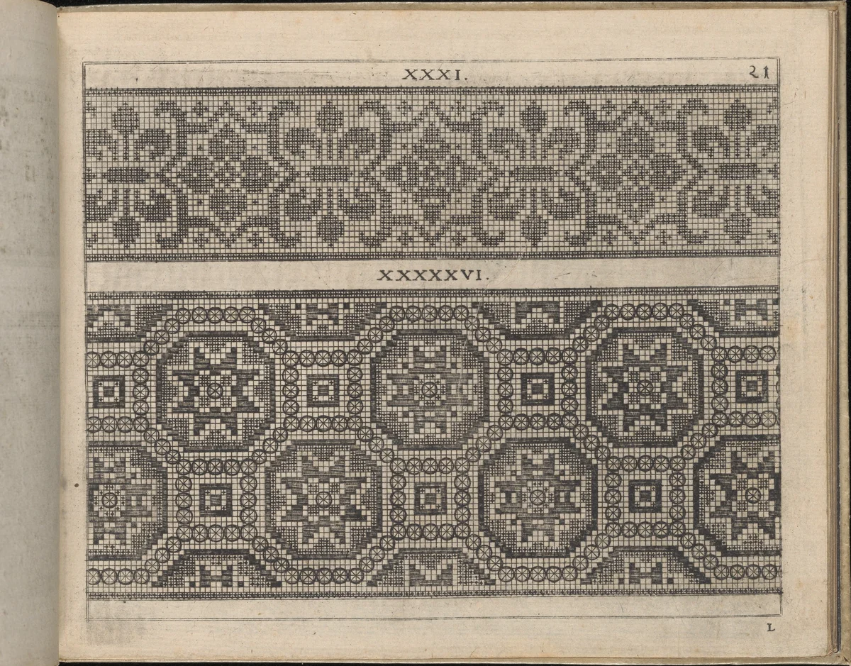 Newes Modelbuch in Kupffer (Page 30r) by Johann Sibmacher, book, 1604