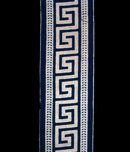 Border by England or United States, textile, 1801-1900