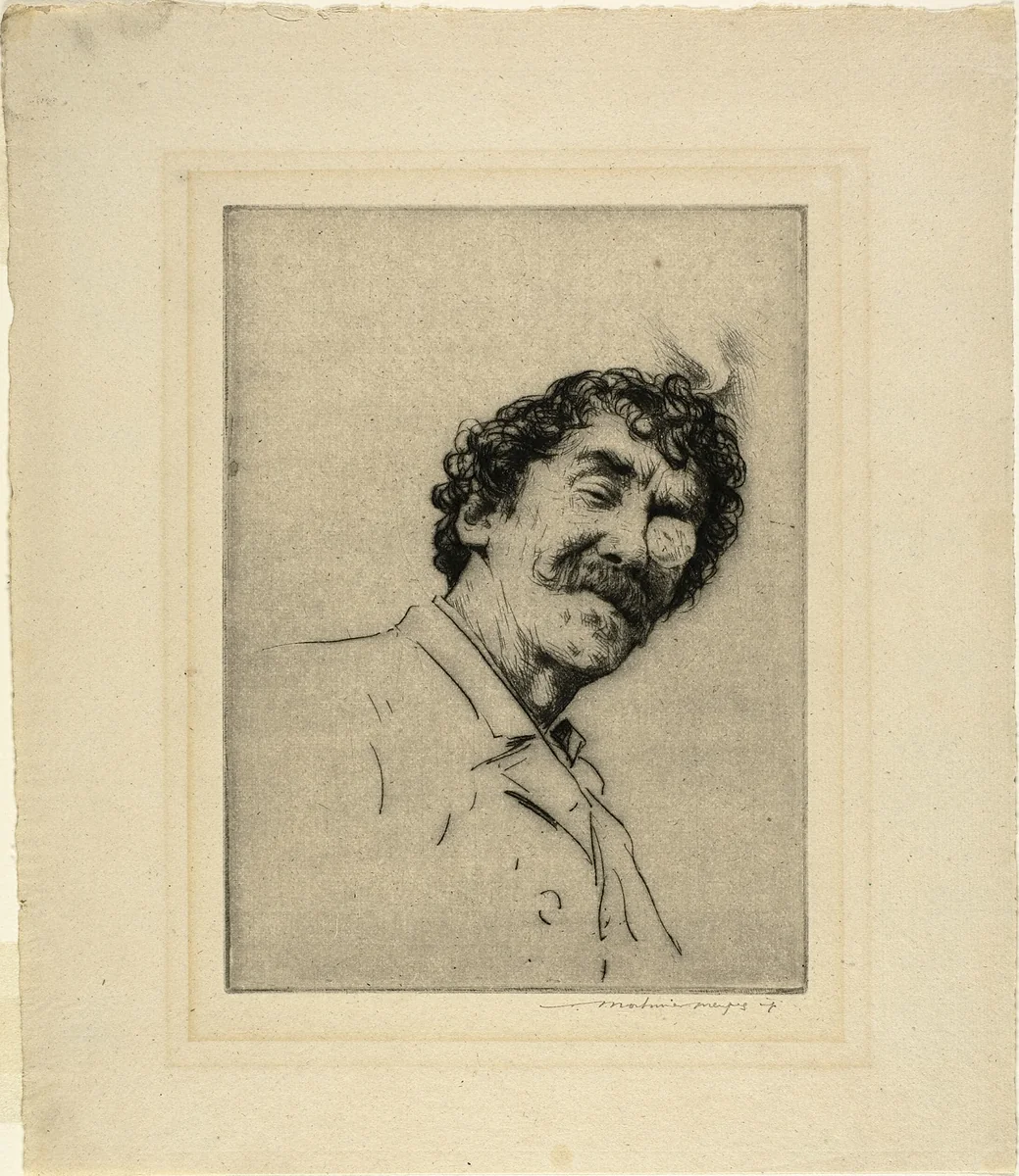 Whistler no. 2 by Mortimer Luddington Menpes, print, 1902-1903
