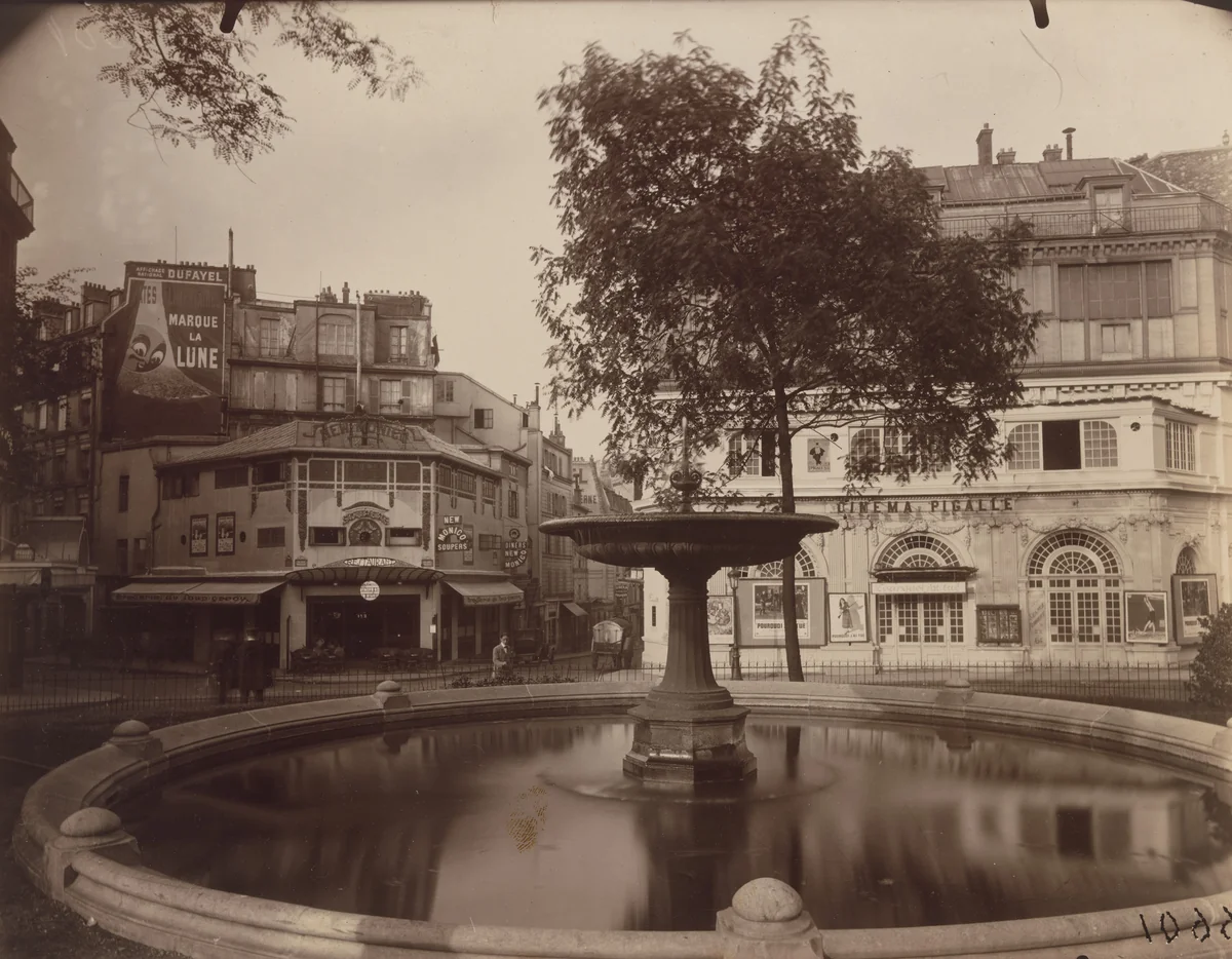 Place Pigalle by Eugène Atget, photograph, 1925