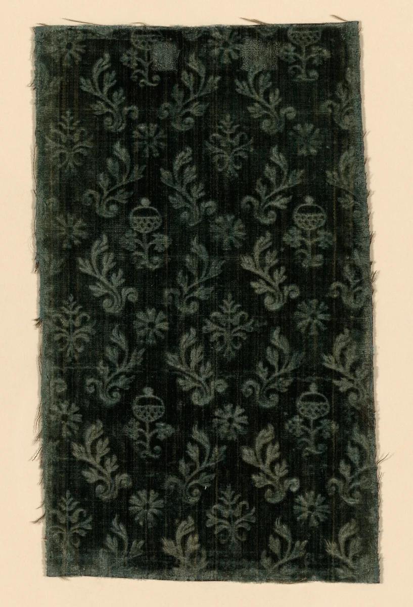 Fragment by Italy, textile, 1601-1700