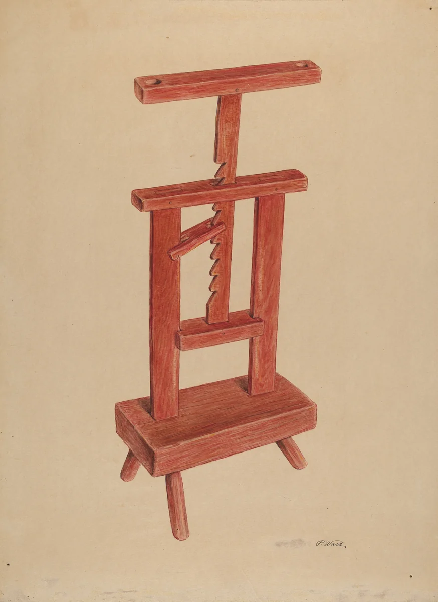 Candle Stand by Paul Ward, index of american design, 1938