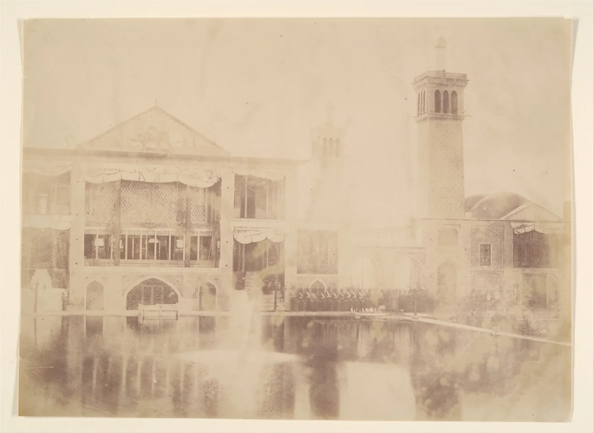 [Palace of the Shah, Teheran, Iran] by Luigi Pesce, photograph, 1840-1869
