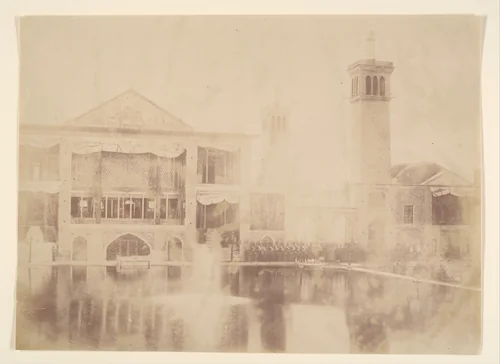[Palace of the Shah, Teheran, Iran] by Luigi Pesce, photograph, 1840-1869