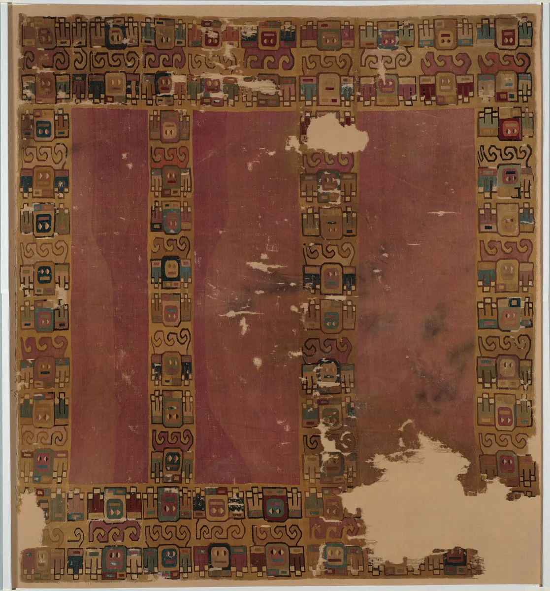 Tunic by Huari or Late Nazca, textile, 600-800