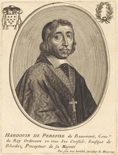 Hardouin de Beaumont de Perefixe by Balthasar Moncornet, print, 1600-1668