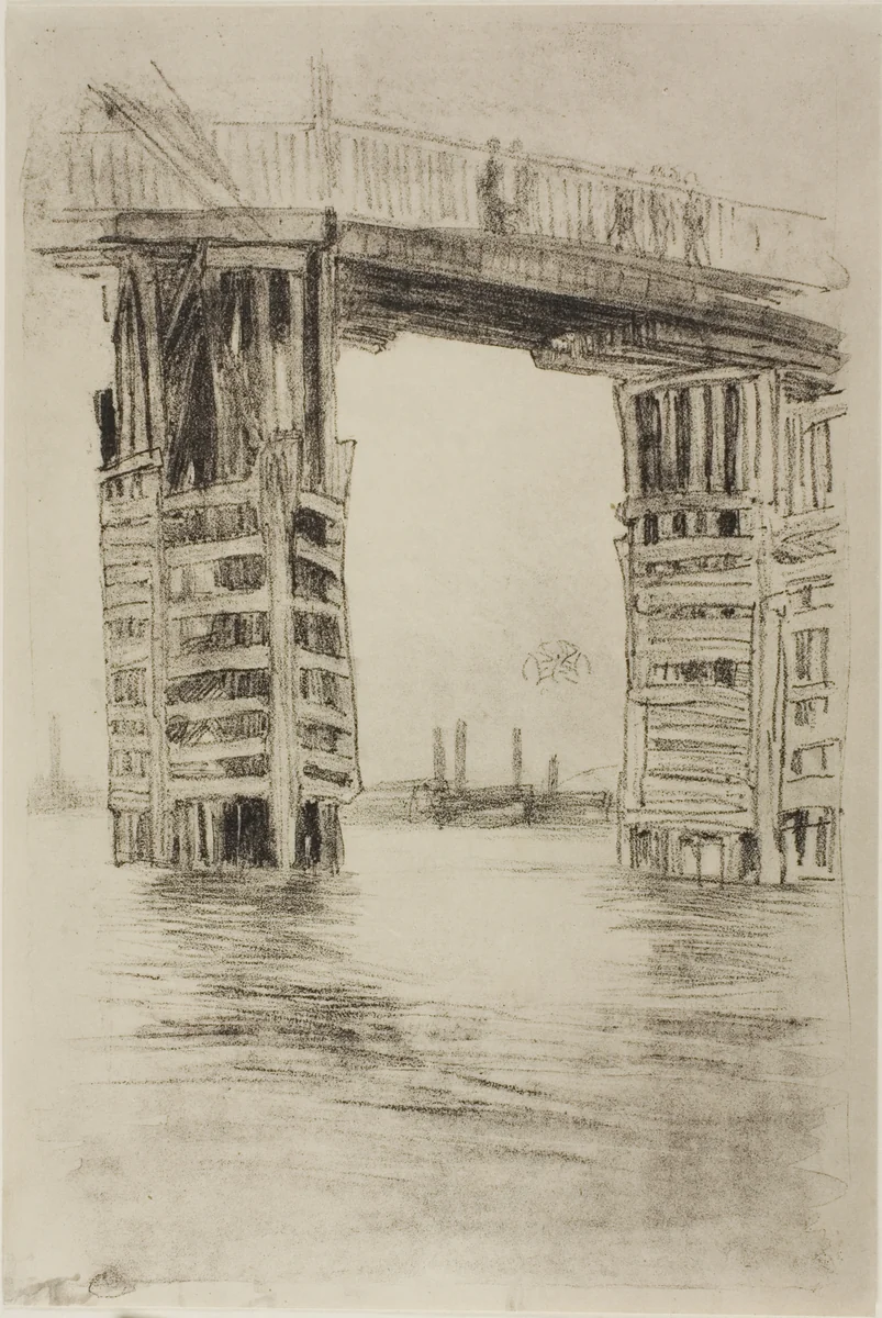 The Tall Bridge by James McNeill Whistler, other, 1878-1913