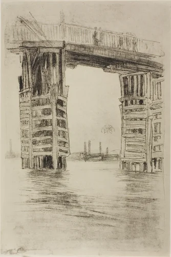 The Tall Bridge by James McNeill Whistler, other, 1878-1913