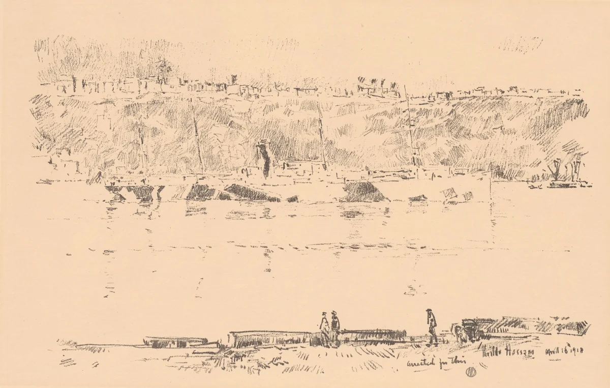 Camouflage by Childe Hassam, print, 1918