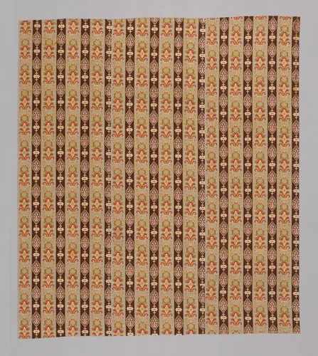 Panel by England, textile, 1850-1870