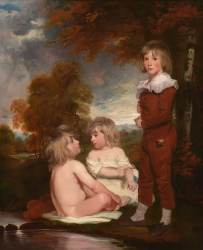 The Hoppner Children by John Hoppner, painting, 1791