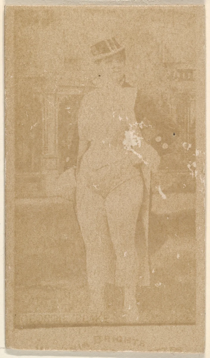 Georgie Blake, From the Actors and Actresses series (N45, Type 1) for Virginia Brights Cigarettes by Allen & Ginter, photograph, 1885-1891