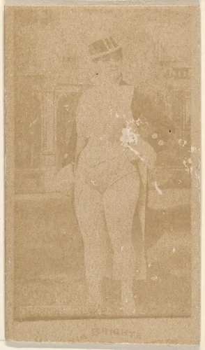 Georgie Blake, From the Actors and Actresses series (N45, Type 1) for Virginia Brights Cigarettes by Allen & Ginter, photograph, 1885-1891