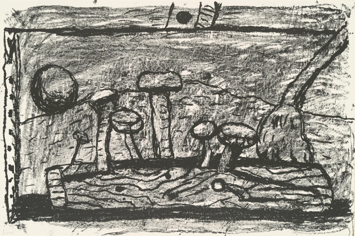 Easel [special proof] by Philip Guston, print, 1979-1981