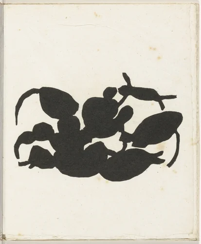 Plate (folio 8) from Cinéma calendrier du coeur abstrait, maisons (Cinema Calendar of the Abstract Heart, Houses) by Jean Arp, illustrated book, 1920
