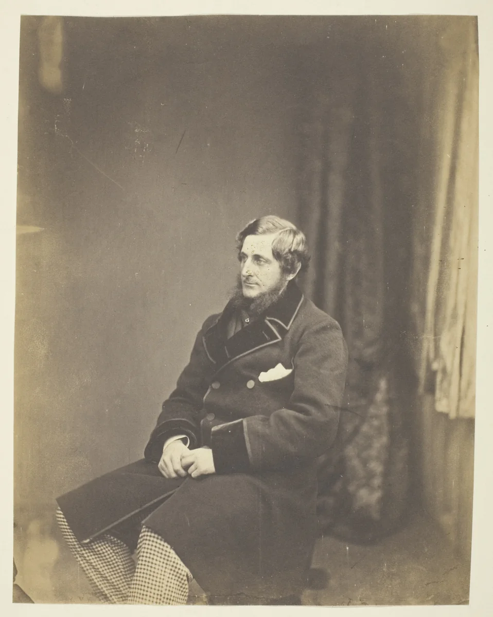 Sir J. Montagu Steele (1820-1890), Military Secretary, Crimea by Roger Fenton, photograph, 1855