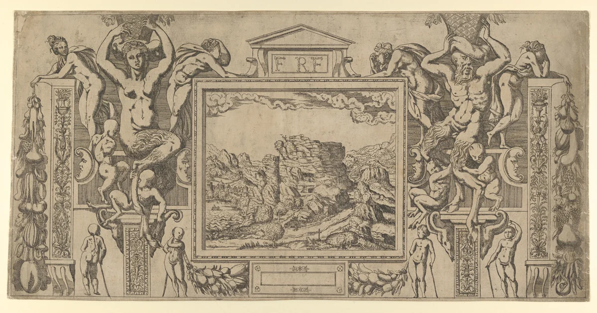 Frame of Ignorance Defeated by Antonio Fantuzzi, print, 1543