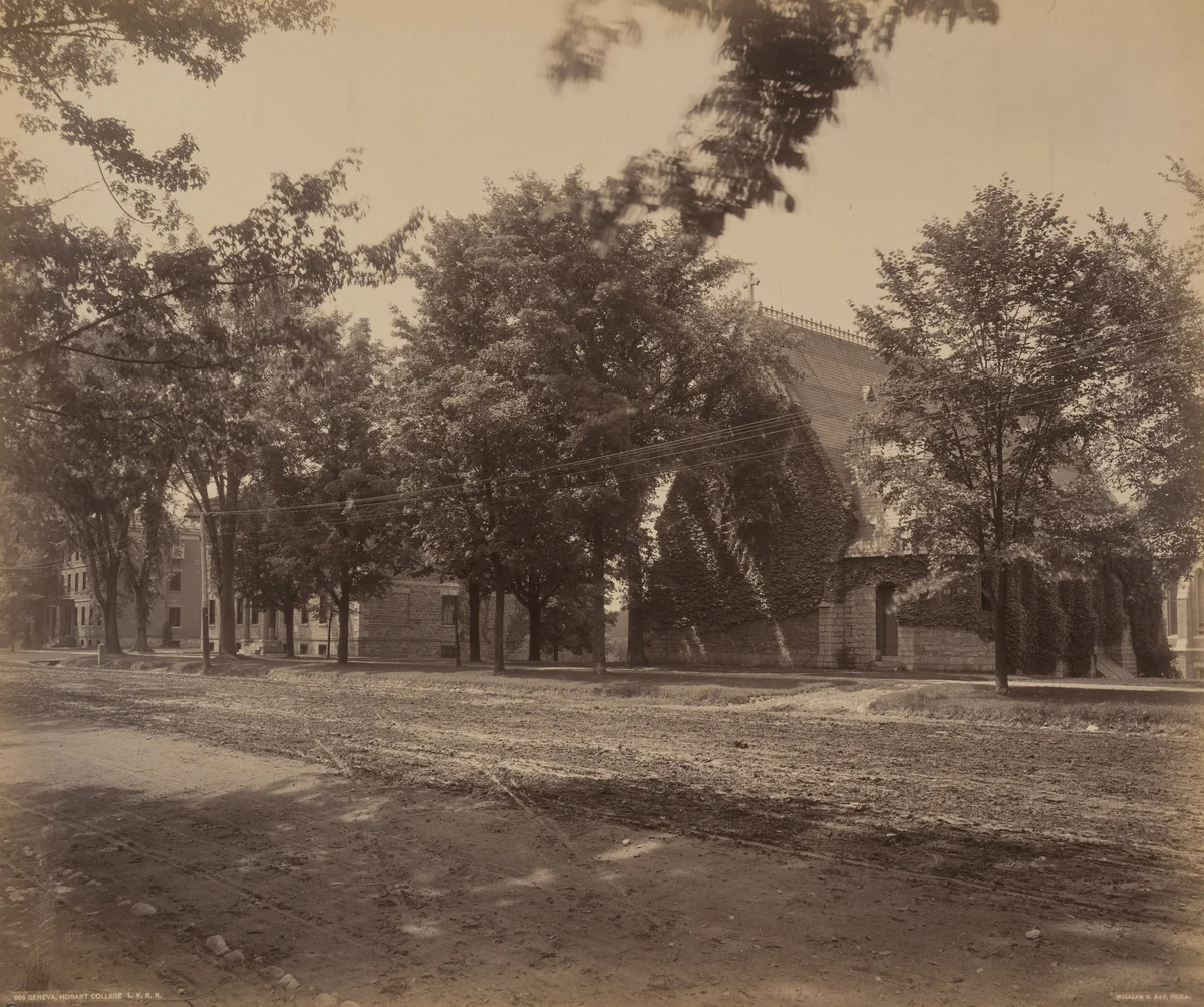 Geneva, Hobart College by William H. Rau, photograph, 1890-1900