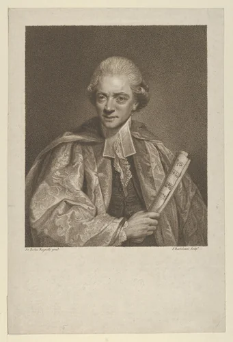 Charles Burney by Francesco Bartolozzi, print, 1784