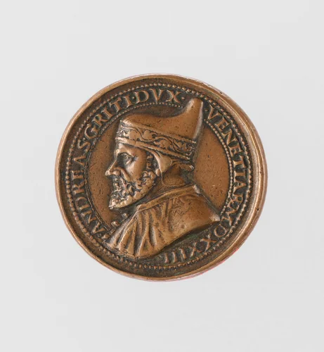 Andrea Gritti (1454-1538), Doge of Venice (from 1523) by Andrea Spinelli, metalwork, 1534