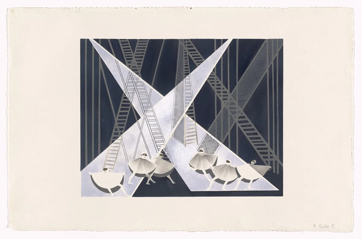 Circus (Cirque) from Alexandra Exter: Stage Sets (Alexandra Exter: Décors de théâtre) by Alexandra Exter, print, 1927