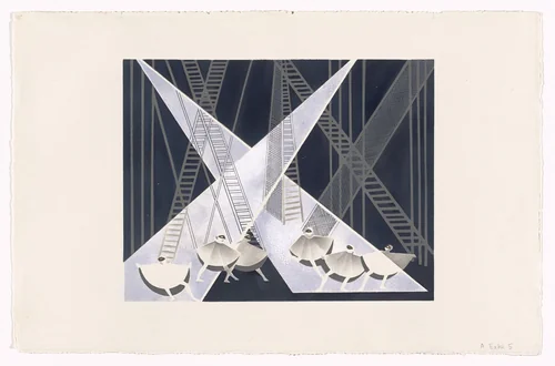 Circus (Cirque) from Alexandra Exter: Stage Sets (Alexandra Exter: Décors de théâtre) by Alexandra Exter, print, 1927