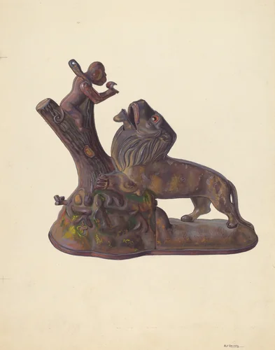 Toy Bank by Alf Bruseth, index of american design, 1937