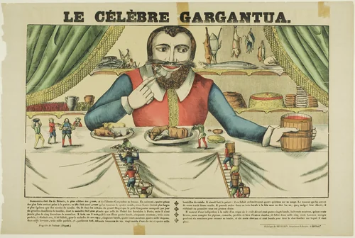 The Famous Gargantua by Unknown Artist, print, 1776-1836