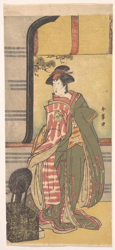 The Actor Segawa Kikunojo 3rd in a Female Role by Katsukawa Shunjō, print, 1775-1795