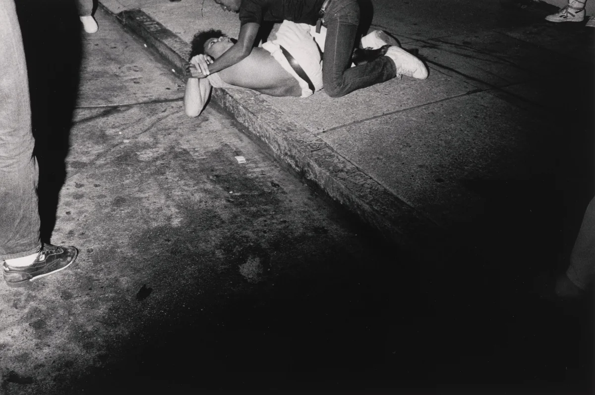 Boyfriends Fighting by Jim Goldberg, photograph, 1987