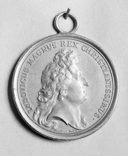 Louis XIV (b. 1638, r. 1643–1715) by Jean Mauger, metalwork, 1674