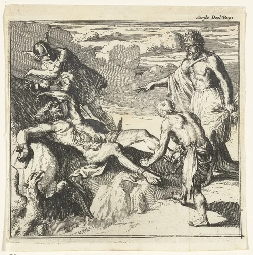 Illustratie voor 'Alle de werken' van Lucianus by Romeyn de Hooghe, print, 1679