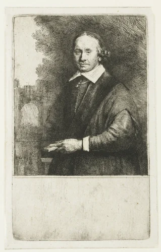 Jan Antonides van der Linden by Rembrandt van Rijn, print, 1665