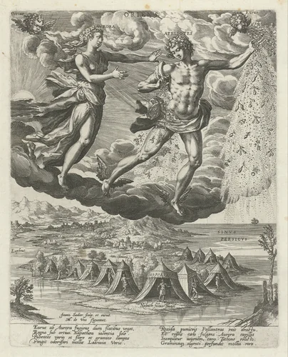 Oostenwind by Unknown, print, 1560-1600