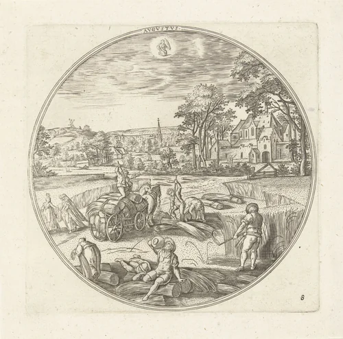 Augustus by Adriaen Collaert, print, 1578-1582