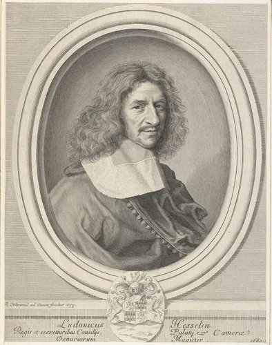Louis Hesselin by Robert Nanteuil, print, 1660