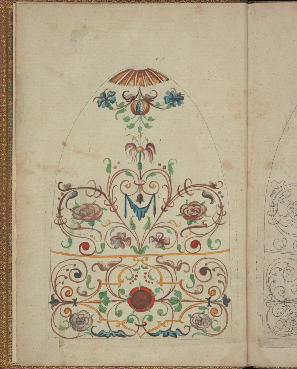 New Modelbüch (Page 2v) by Andreas Bretschneider, book, 1615