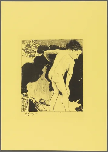 Bathers in Brittany, from the "Volpini Suite: Dessins lithographiques" by Paul Gauguin, print, 1889