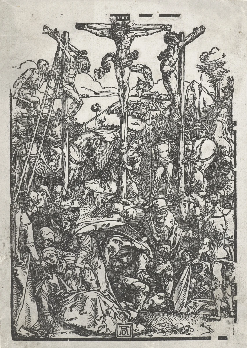 Kruisiging by Unknown, print, 1503-1504