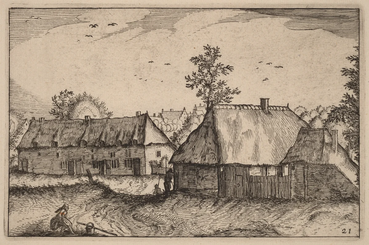 Large Sheds by Claes Jansz Visscher
Johannes van Doetechum
Lucas van Doetechum, print, 1612