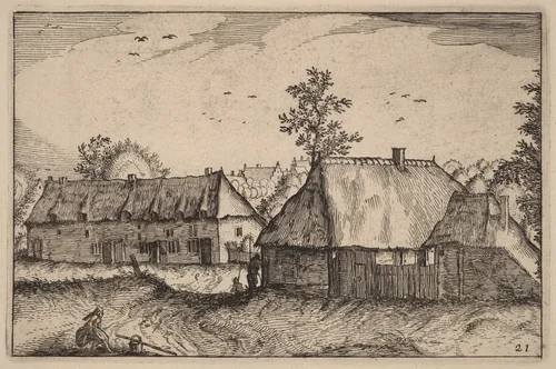 Large Sheds by Claes Jansz Visscher
Johannes van Doetechum
Lucas van Doetechum, print, 1612