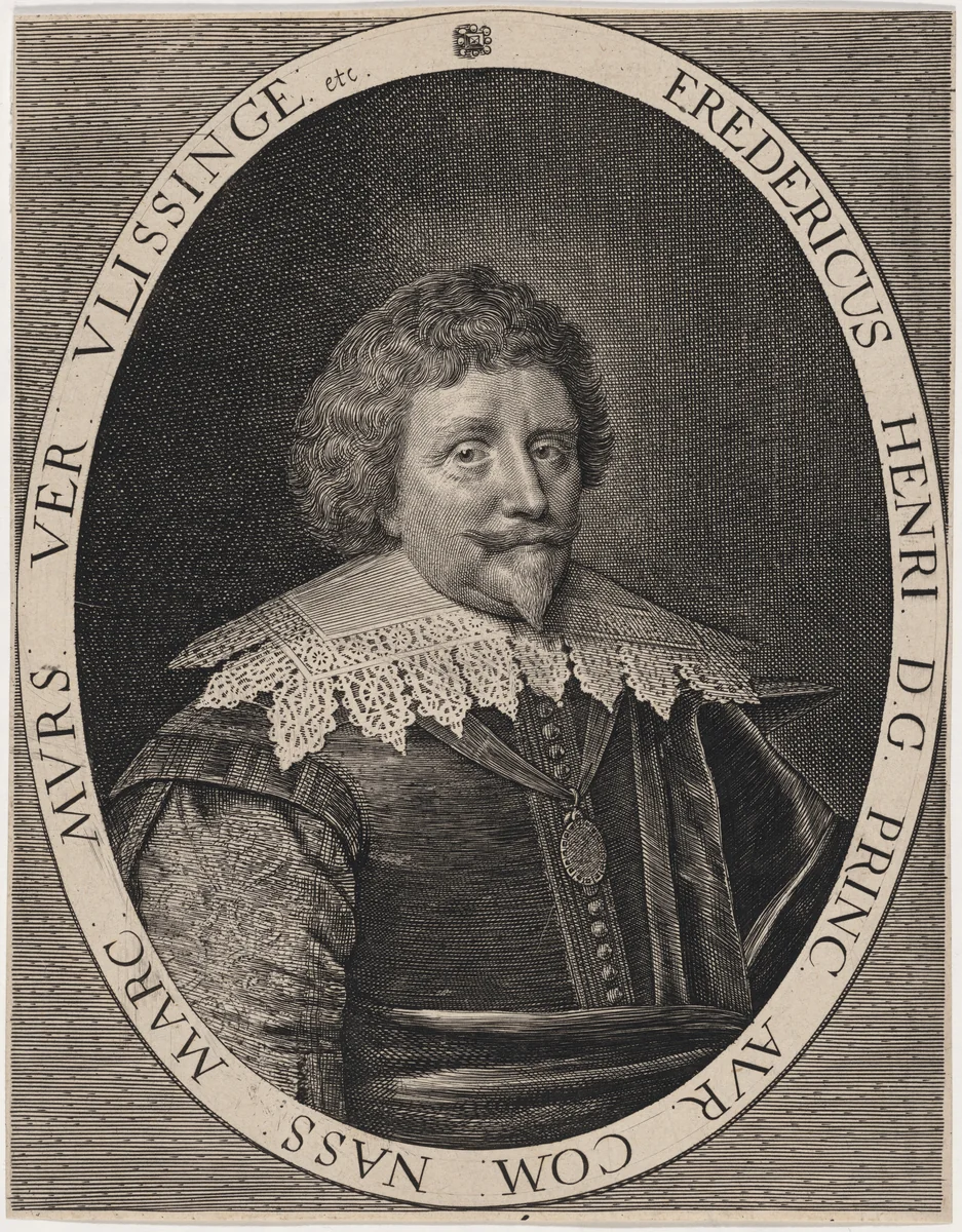 Frederick Henry of Nassau by Crispyn van den Queboorn, print, 1604-1652