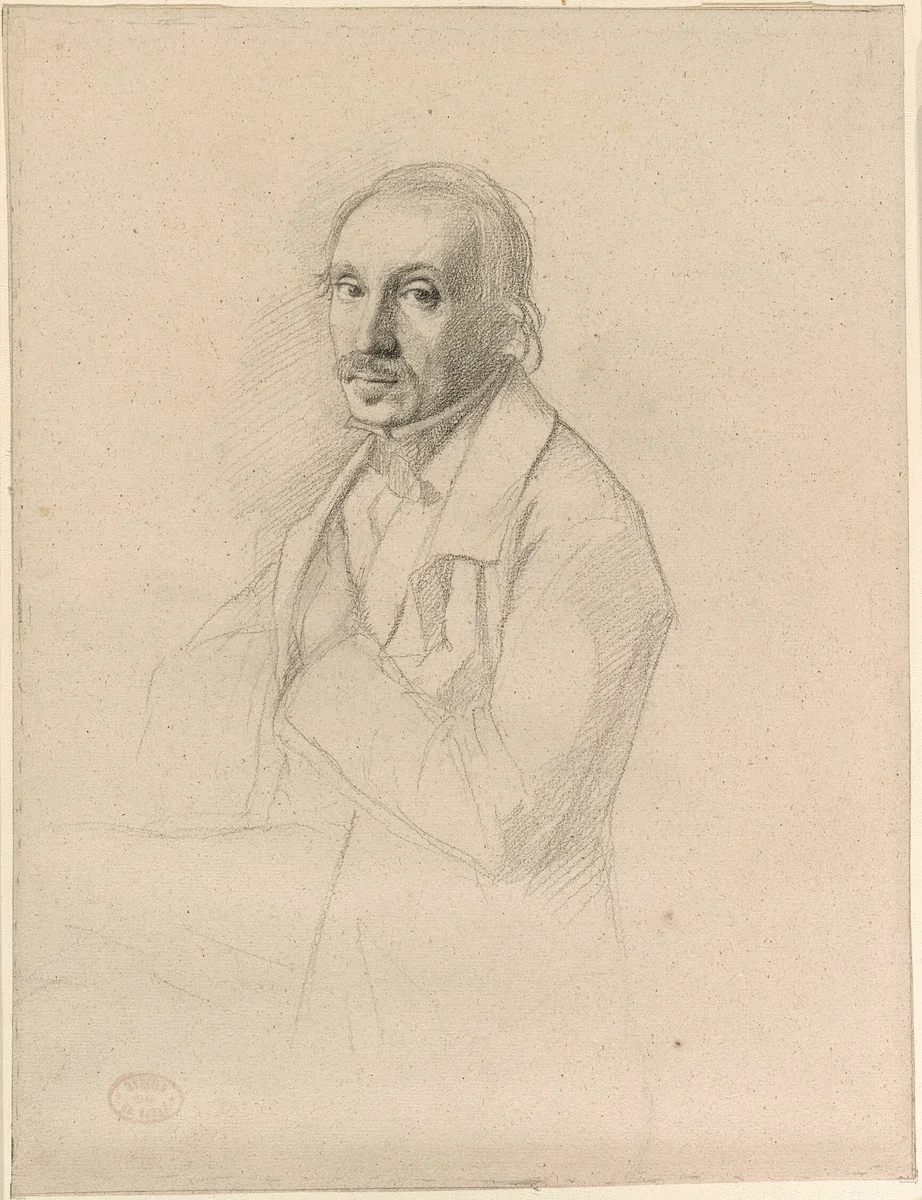 Auguste Degas by Edgar Degas, print, 1854-1864
