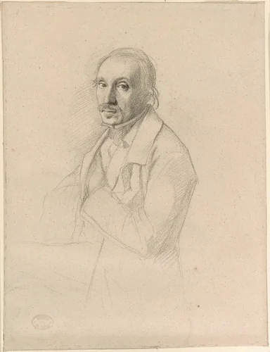 Auguste Degas by Edgar Degas, print, 1854-1864