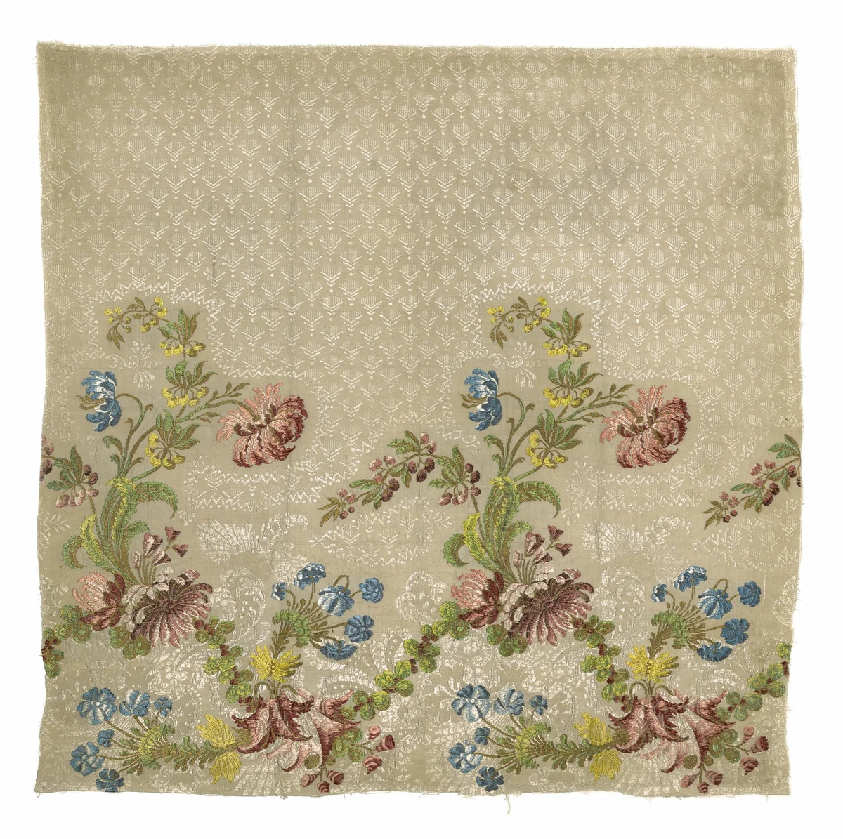 Fragment by France, textile, 1750-1775