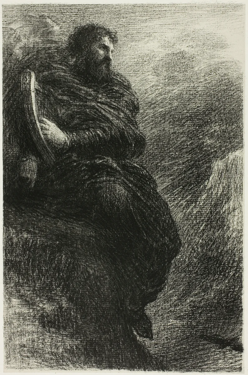 Harold in Italy: In the Mountains by Henri Fantin-Latour, print, 1888