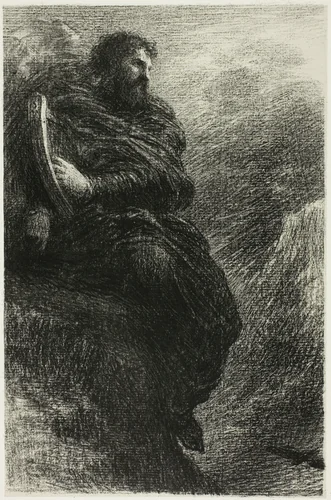 Harold in Italy: In the Mountains by Henri Fantin-Latour, print, 1888