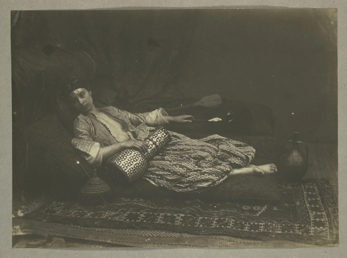 [Reclining Odalisque] by Roger Fenton, photograph, 1858